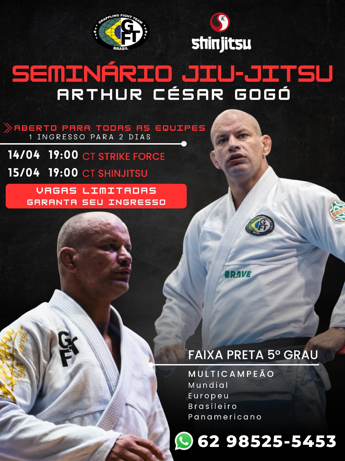 Seminário Jiu-Jitsu Arthur César Gogó